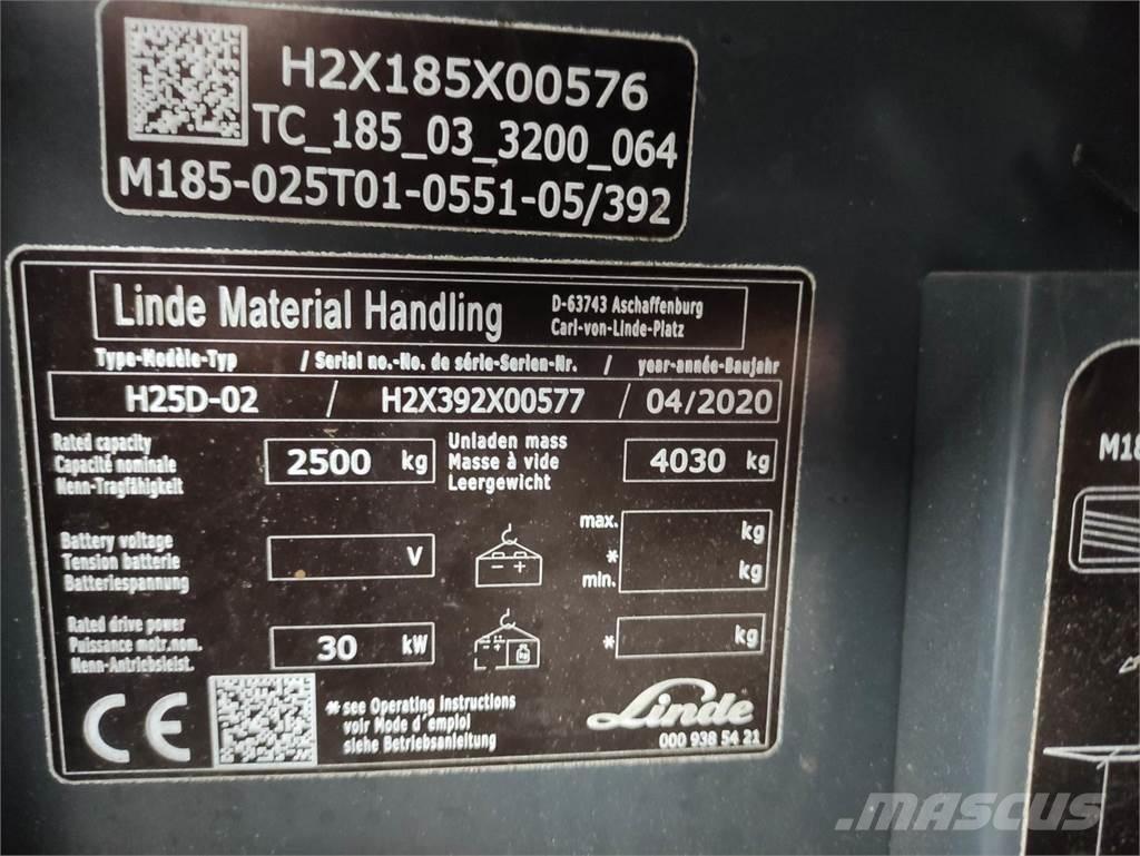 Linde H25D-02-392 EVO Πετρελαιοκίνητα Κλαρκ