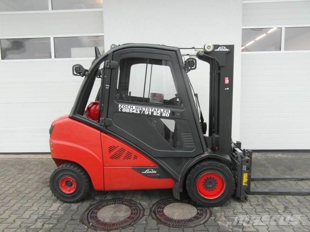 Linde H35T/393-02-EVO Περονοφόρα ανυψωτικά κλαρκ με φυσικό αέριο LPG
