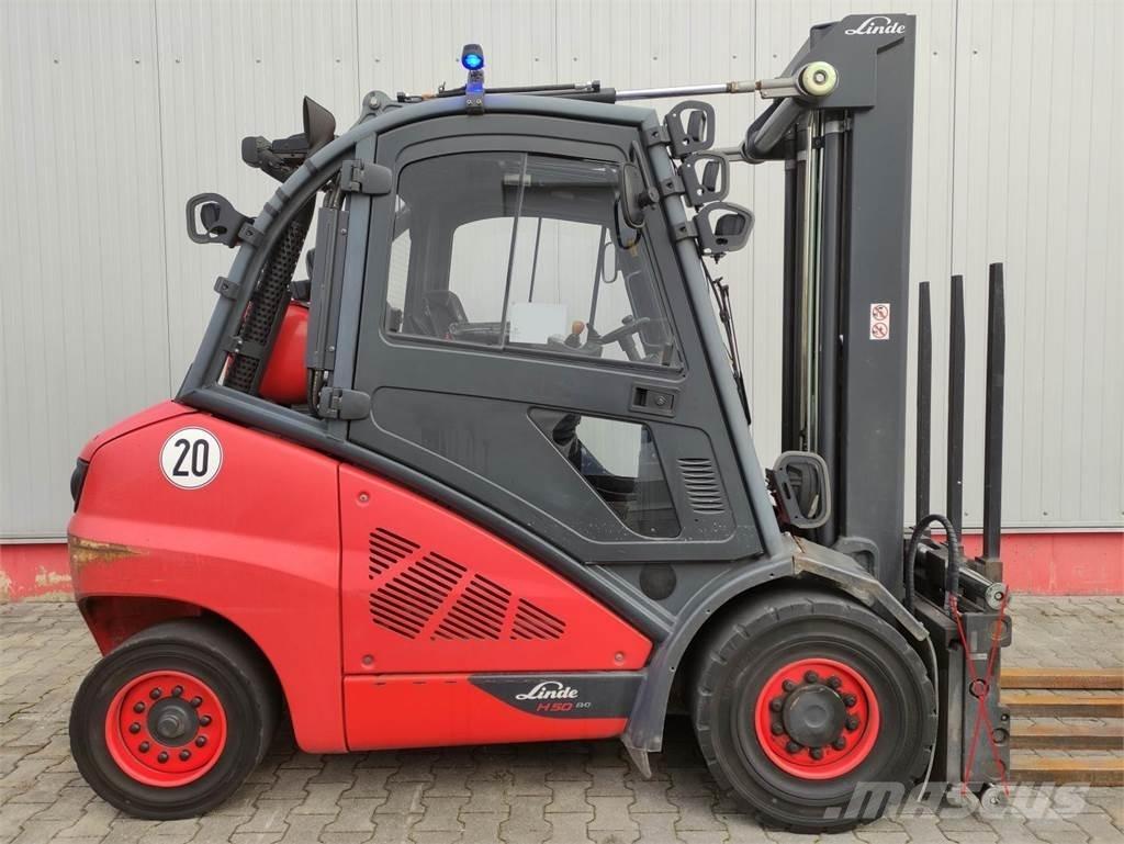 Linde H50T-02-394 EVO Περονοφόρα ανυψωτικά κλαρκ με φυσικό αέριο LPG