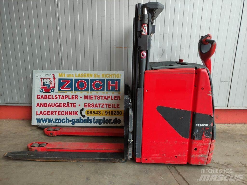 Linde L16-1173 Παλετοφόρα πεζού χειριστή με ιστό