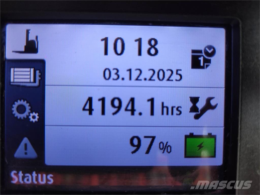 Linde L16-1173 Παλετοφόρα πεζού χειριστή με ιστό