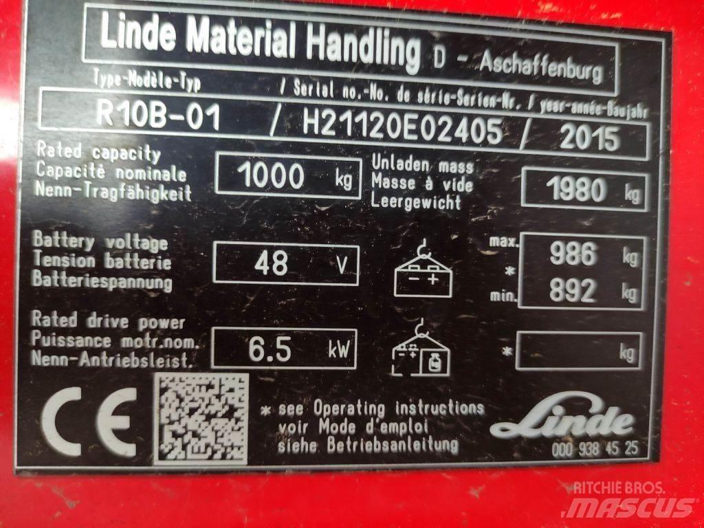 Linde R10B-01-112 Ανυψωτικά στενών δρόμων