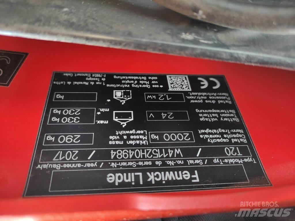 Linde T20 Χειροκίνητο περονοφόρο ανυψωτικό