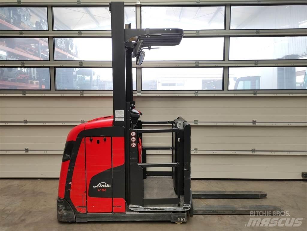 Linde V10-02 Περονοφόρο ανυψωτικό συλλογής παραγγελιών μεγάλου ύψους