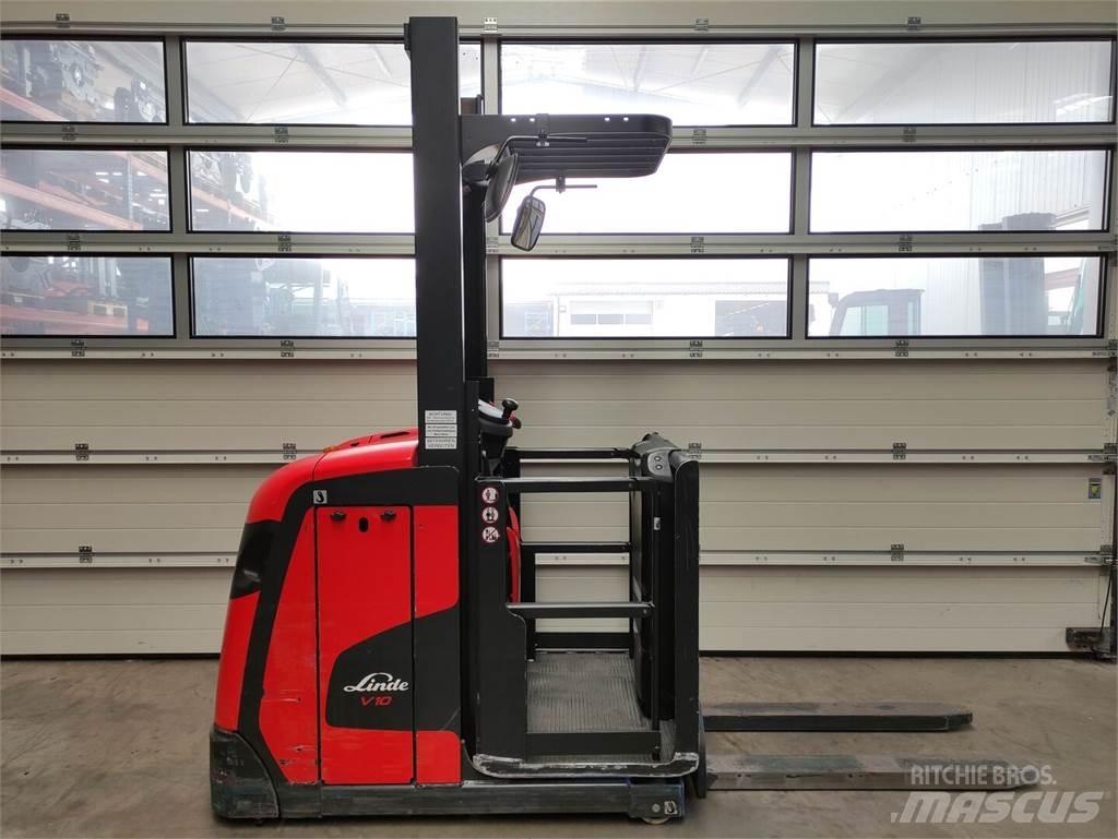 Linde V10-02 Περονοφόρο ανυψωτικό συλλογής παραγγελιών μεγάλου ύψους