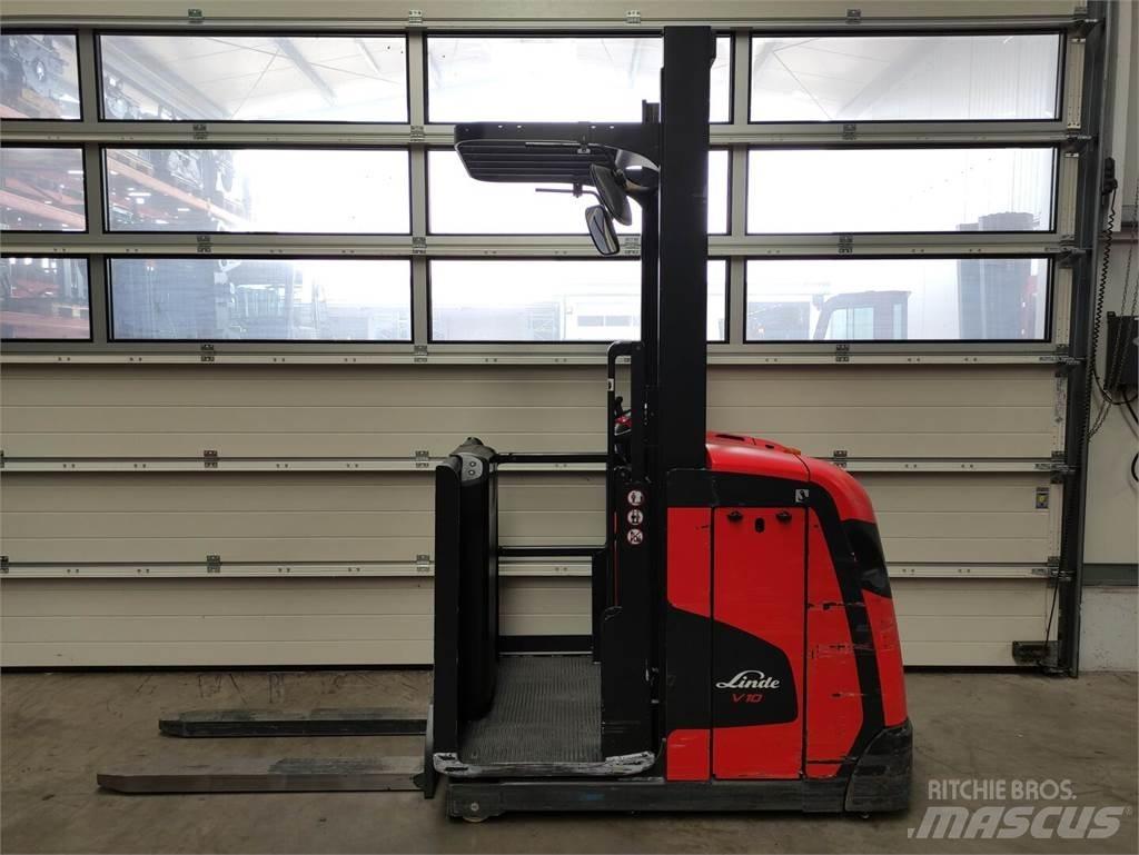 Linde V10-02 Περονοφόρο ανυψωτικό συλλογής παραγγελιών μεγάλου ύψους