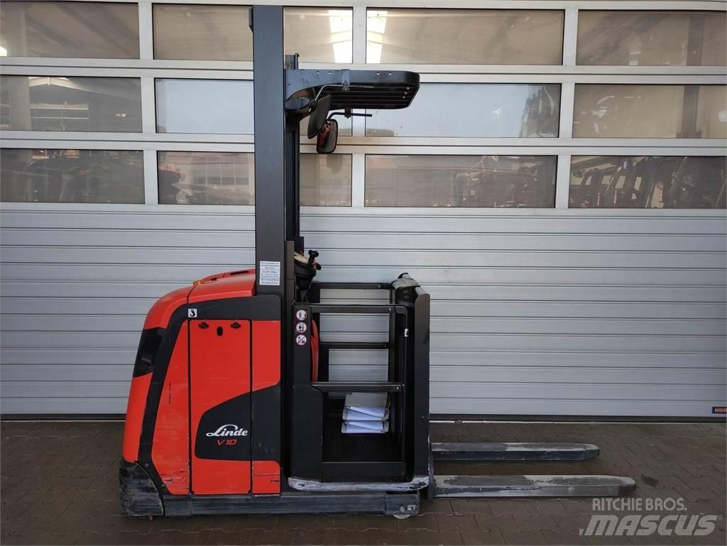 Linde V10-02 Περονοφόρο ανυψωτικό συλλογής παραγγελιών μεγάλου ύψους