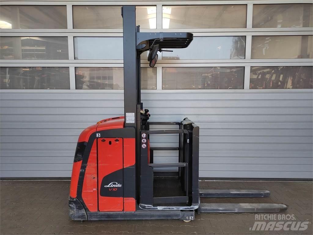 Linde V10-02 Περονοφόρο ανυψωτικό συλλογής παραγγελιών μεγάλου ύψους
