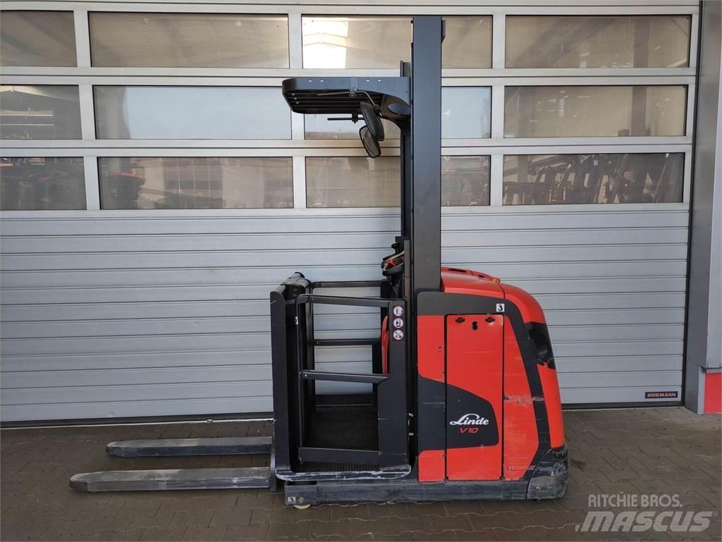 Linde V10-02 Περονοφόρο ανυψωτικό συλλογής παραγγελιών μεγάλου ύψους