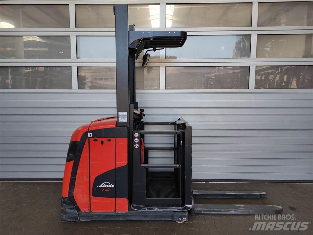 Linde V10-02 Περονοφόρο ανυψωτικό συλλογής παραγγελιών μεγάλου ύψους