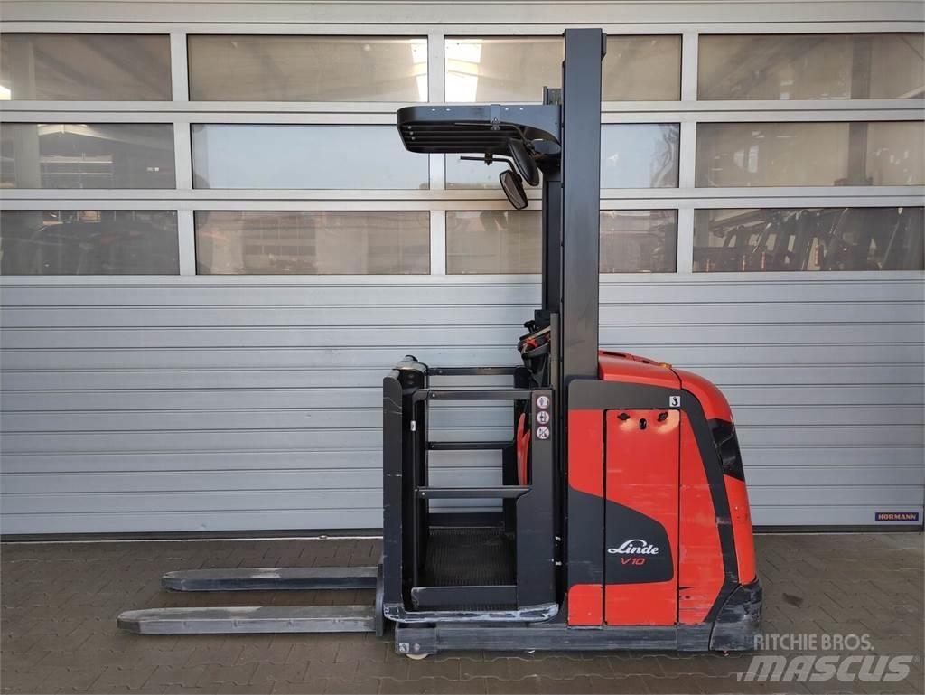 Linde V10-02 Περονοφόρο ανυψωτικό συλλογής παραγγελιών μεγάλου ύψους