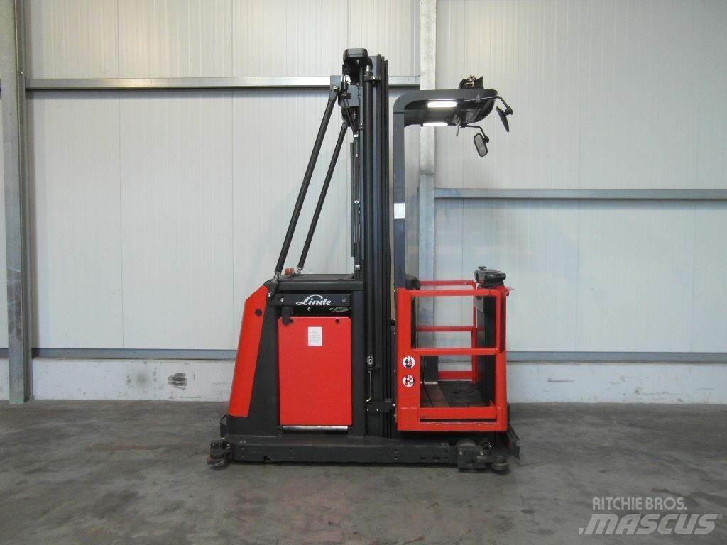 Linde V12 Περονοφόρο ανυψωτικό συλλογής παραγγελιών μεγάλου ύψους