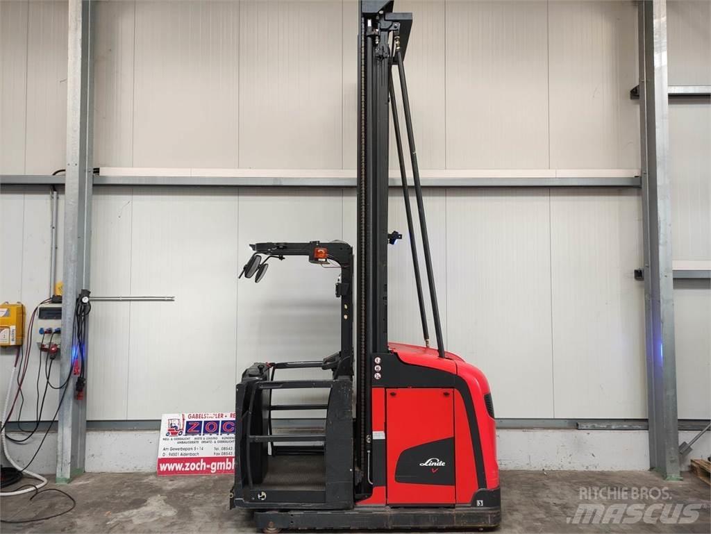 Linde V12 Περονοφόρο ανυψωτικό συλλογής παραγγελιών μεγάλου ύψους
