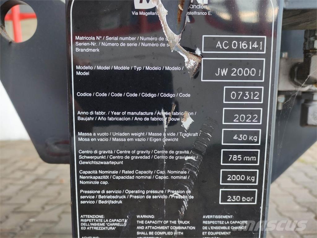 Magni JW2000 Χειρισμός Υλικών - Άλλα