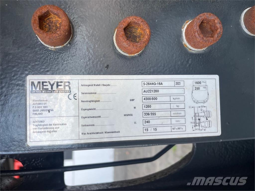 Meyer 5-2644G-16A Χειρισμός Υλικών - Άλλα