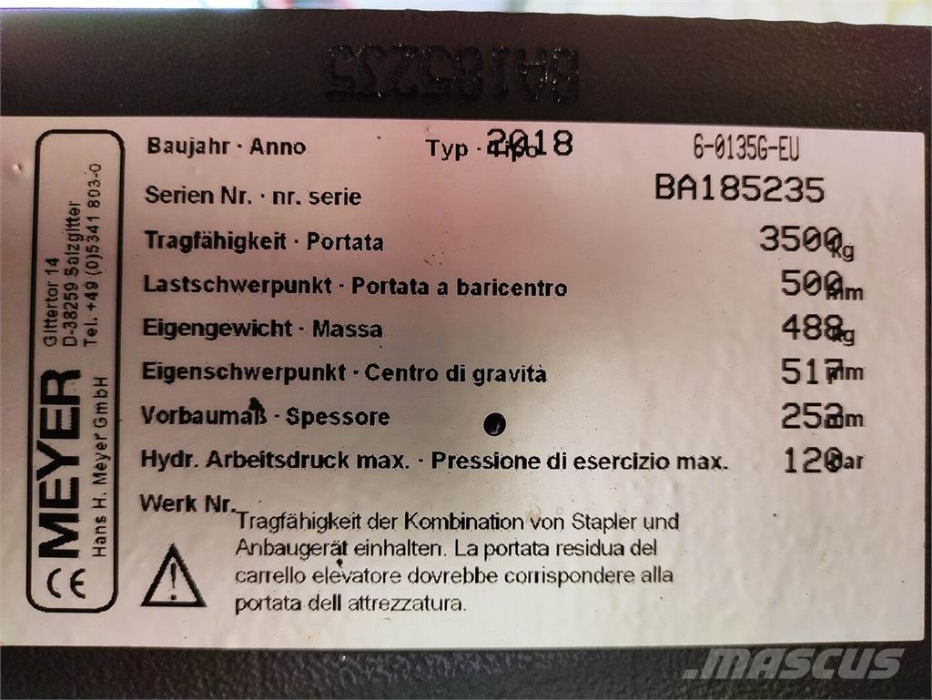 Meyer 6-0135G-EU Εξαρτήματα συγκράτησης δεμάτων