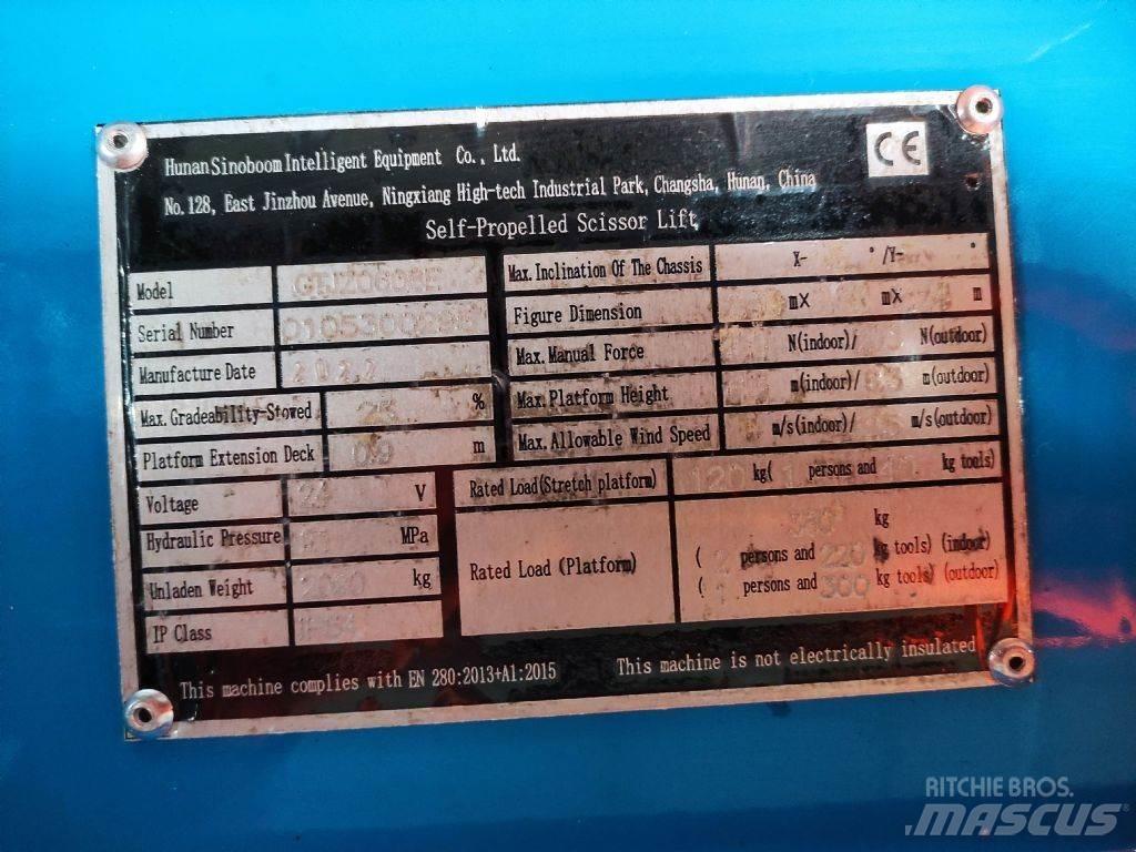 Sinoboom 2132E/GTJZ0608E Ανυψωτήρες ψαλιδωτής άρθρωσης