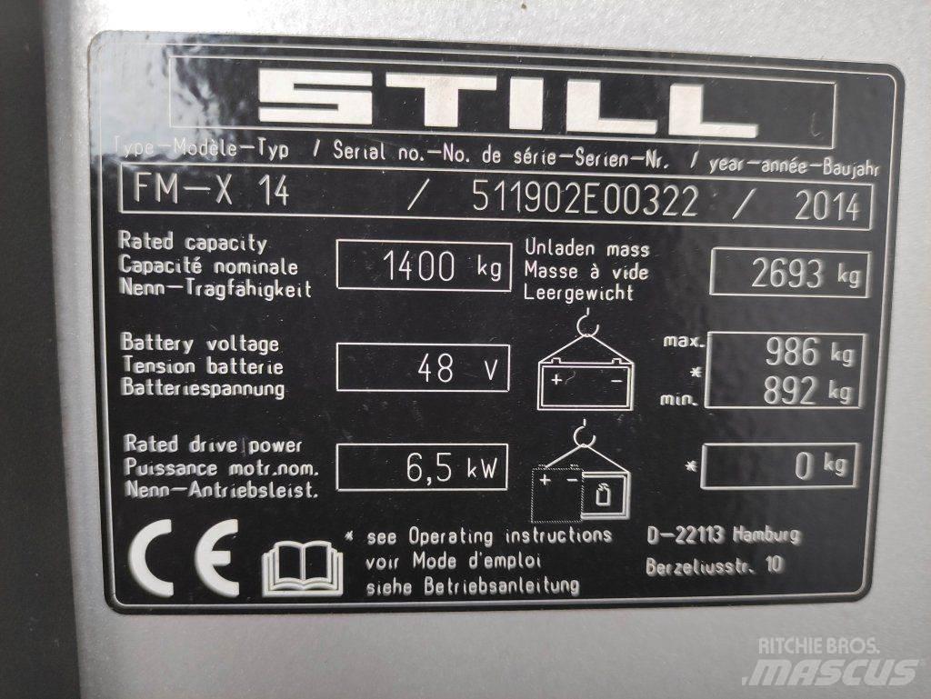 Still FM-X-14 Ανυψωτικά στενών δρόμων