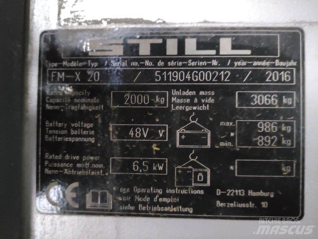 Still FM-X-20 Ανυψωτικά στενών δρόμων