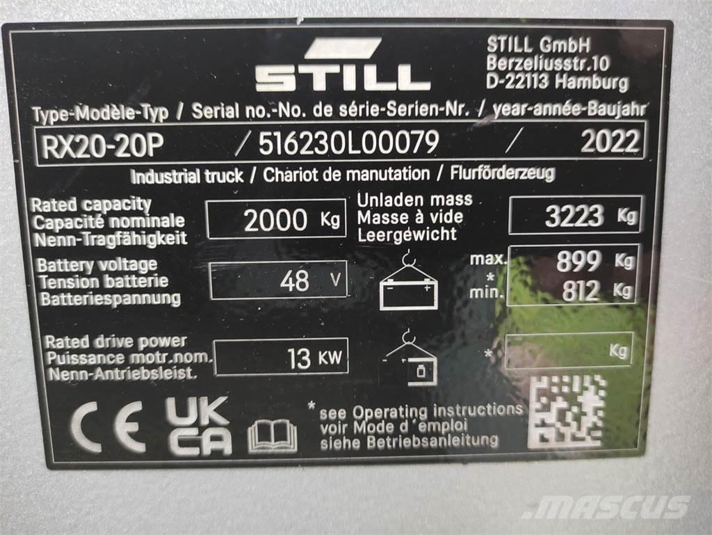Still RX20-20 P Ηλεκτρικά περονοφόρα ανυψωτικά κλαρκ