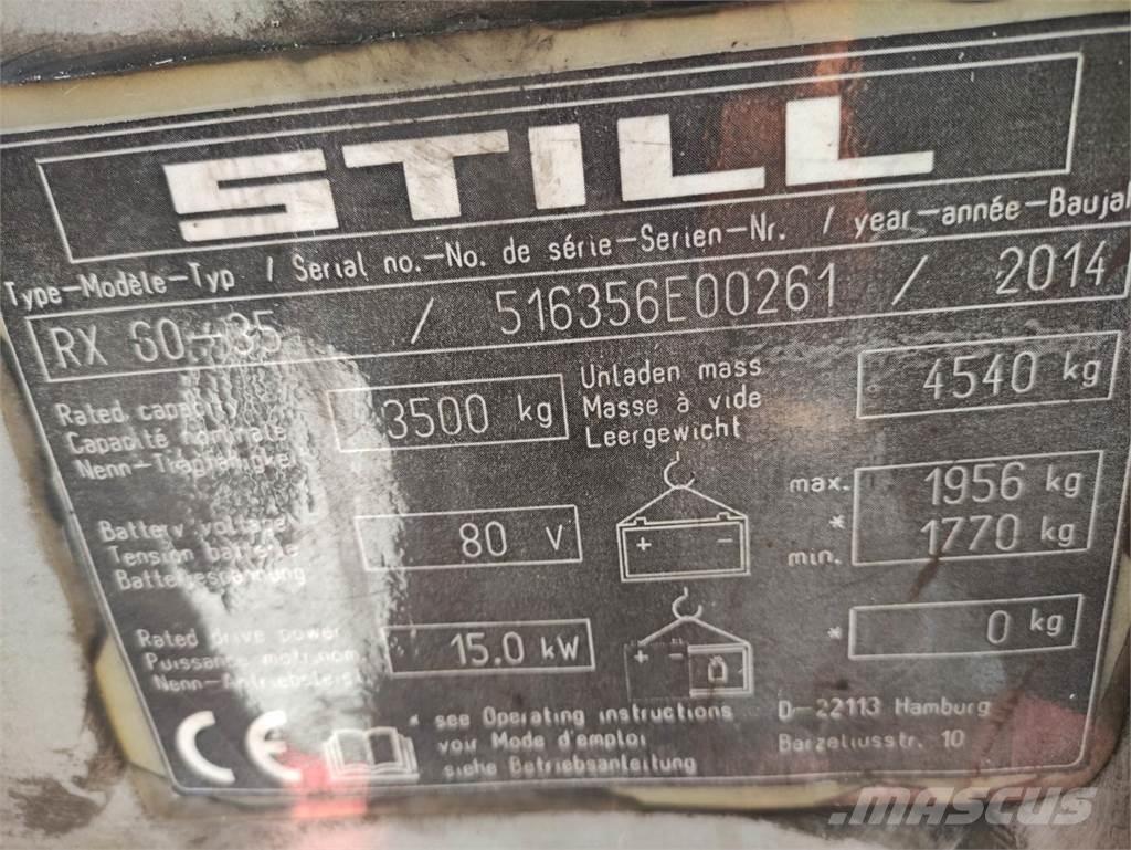 Still RX60-35 Ηλεκτρικά περονοφόρα ανυψωτικά κλαρκ