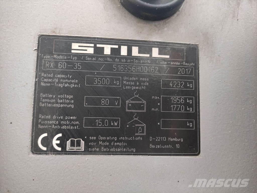Still RX60-35 Ηλεκτρικά περονοφόρα ανυψωτικά κλαρκ