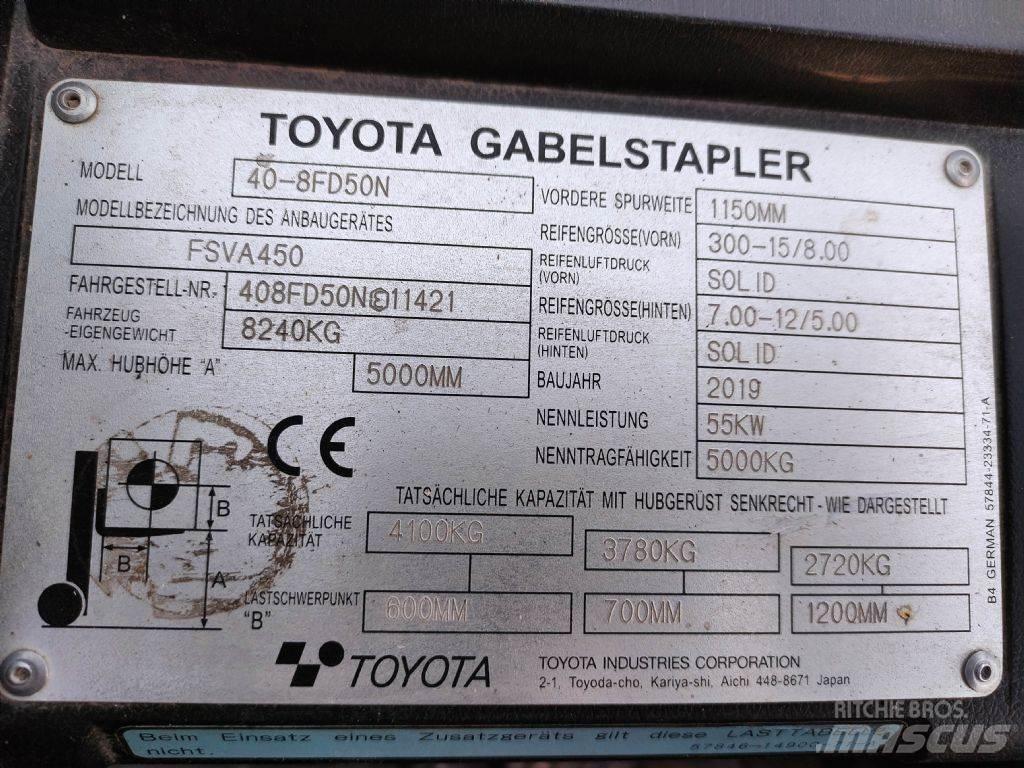 Toyota 40-8FD50N Πετρελαιοκίνητα Κλαρκ