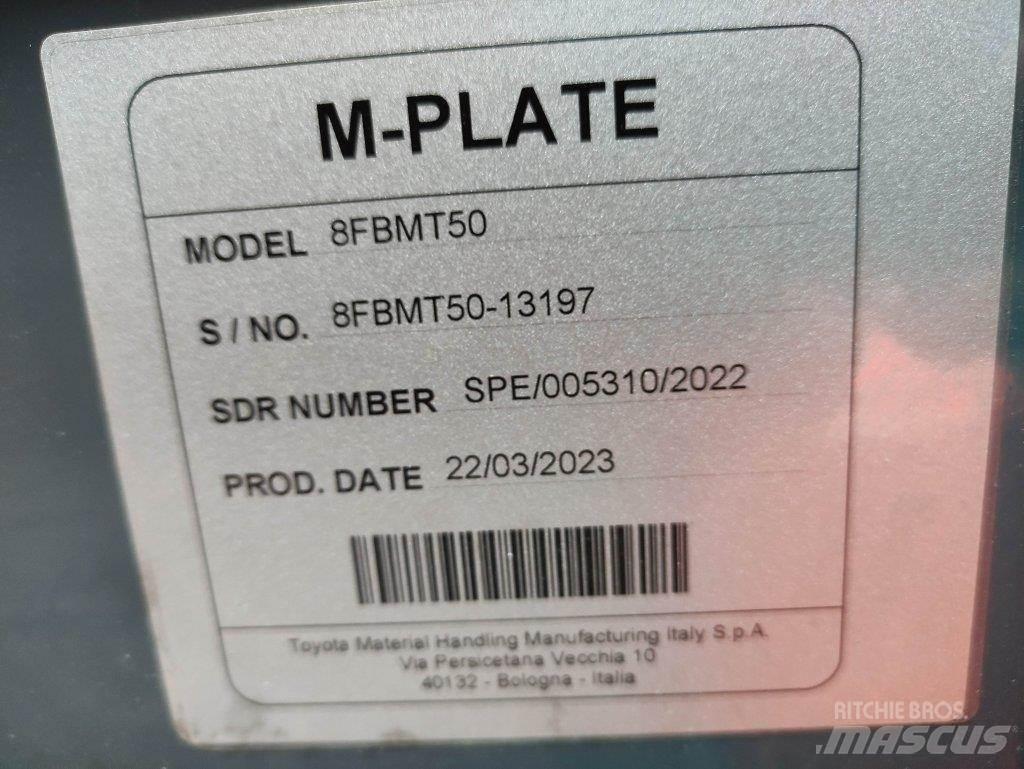 Toyota 8FBMT50 Ηλεκτρικά περονοφόρα ανυψωτικά κλαρκ