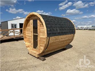  8 ft x 6 ft Cedar Barrel Sauna ...