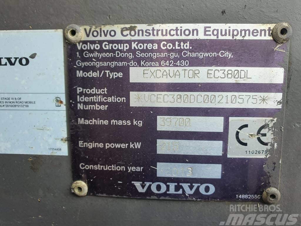 Volvo EC 380 D L Εκσκαφείς με ερπύστριες