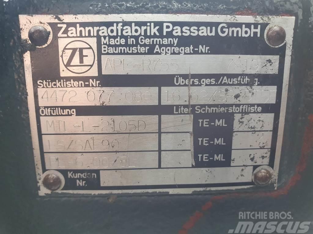ZF APL-R755 - Ahlmann AZ 14 - Axle Άξονες