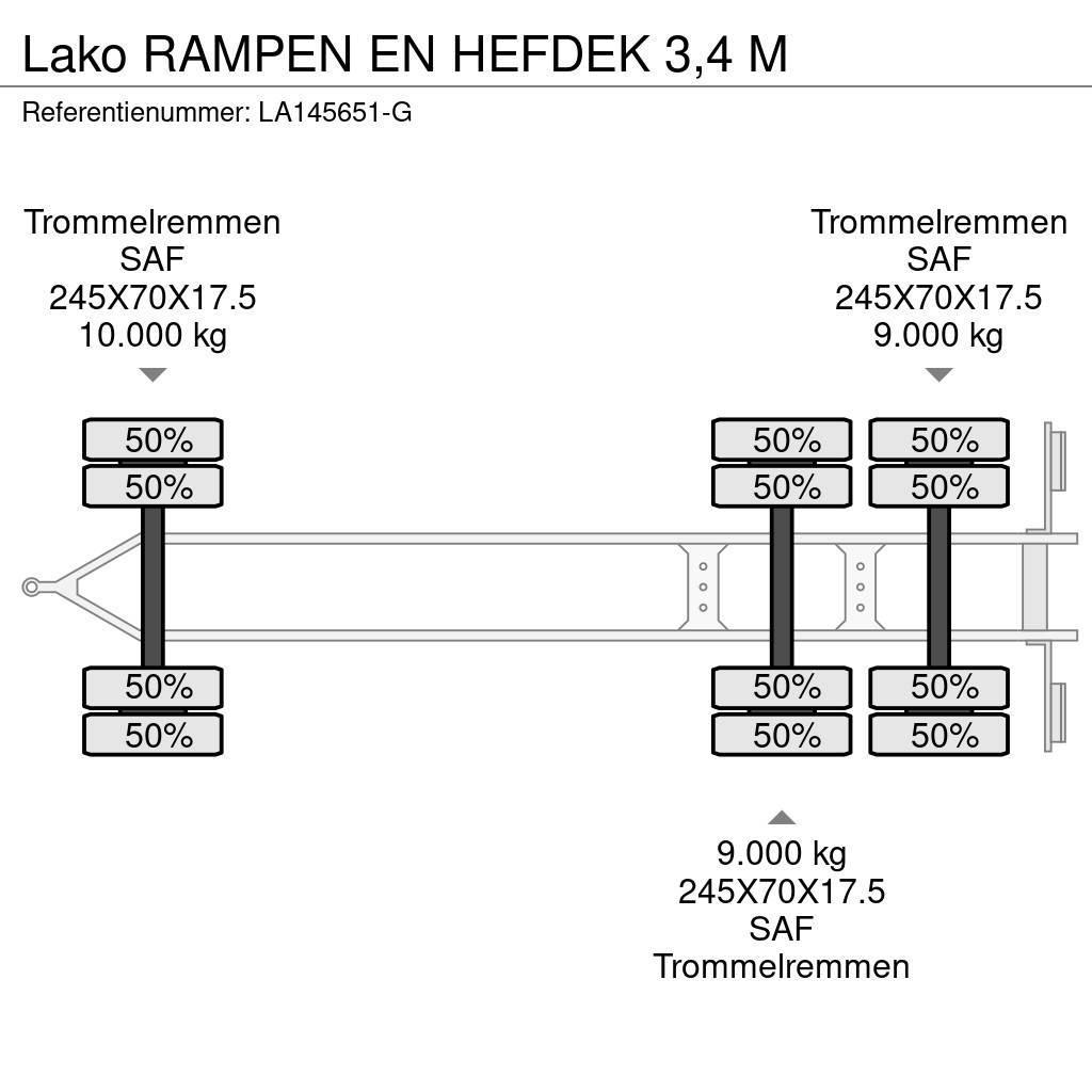 Lako RAMPEN EN HEFDEK 3,4 M Οχήματα με χαμηλό δάπεδο
