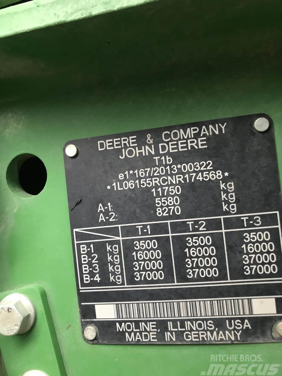 John Deere 6R 155 Τρακτέρ
