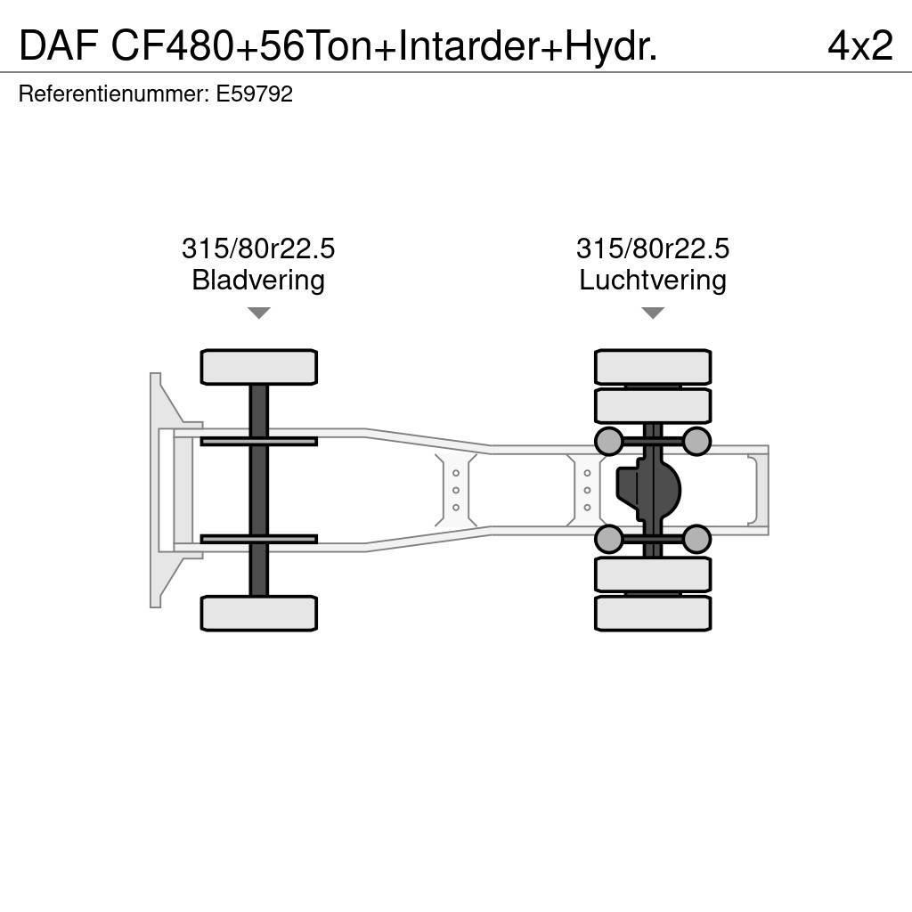 DAF CF480+56Ton+Intarder+Hydr. Τράκτορες