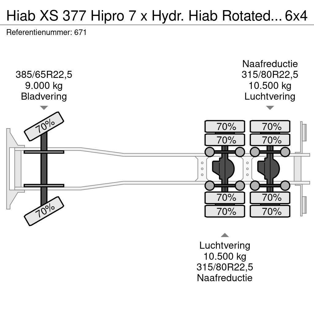 Hiab XS 377 Hipro 7 x Hydr. Hiab Rotated Clamp Mercedes Γερανοί παντός εδάφους