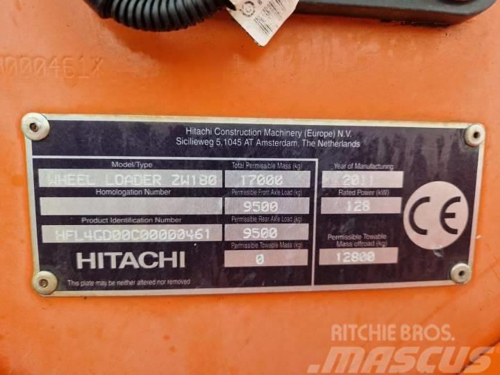 Hitachi ZW 180 Φορτωτές με λάστιχα (Τροχοφόροι)