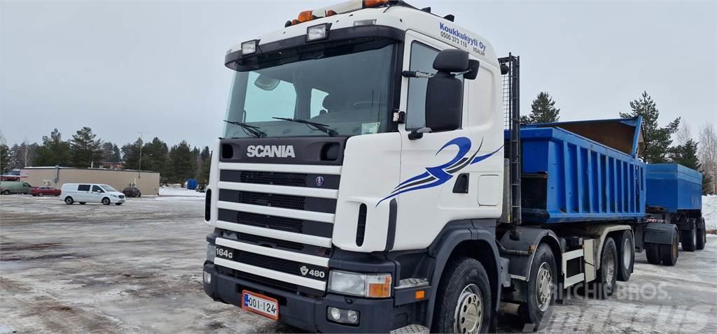 Scania G164 480 Φορτηγά ανατροπή με γάντζο