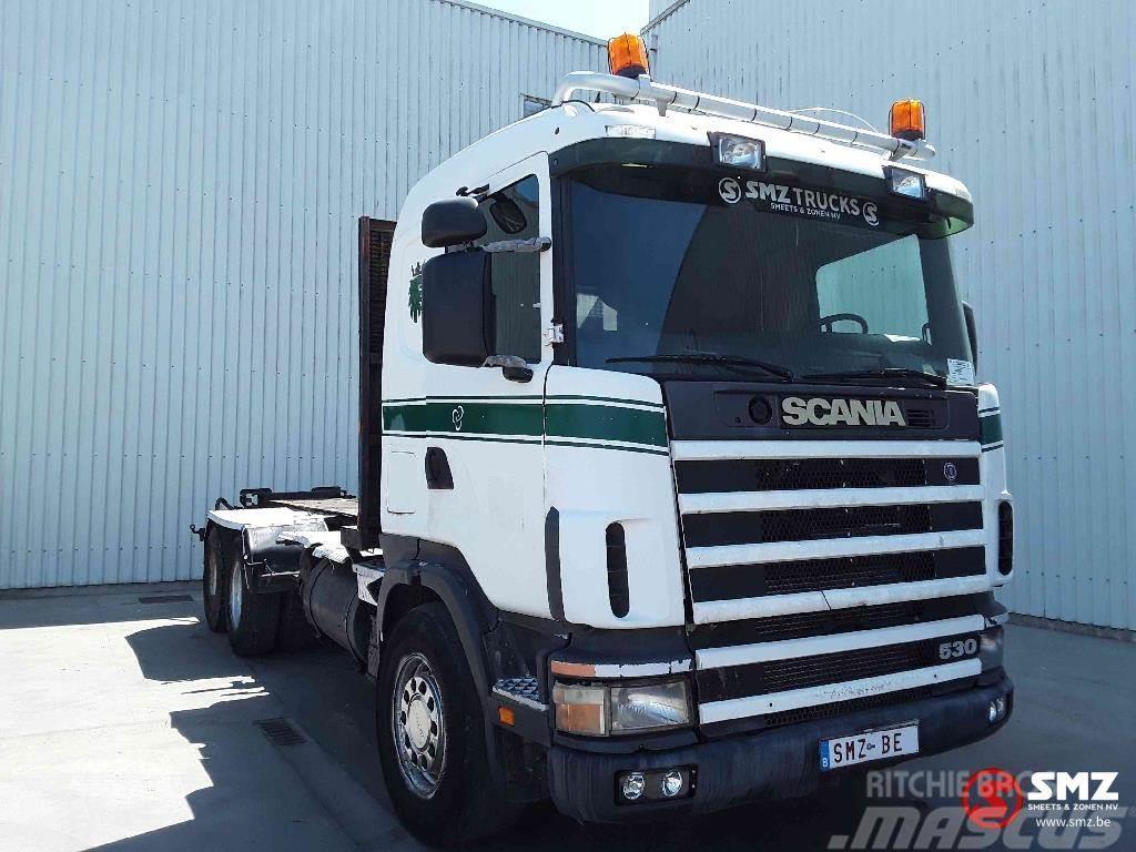 Scania 144 530 6x4 manual pump Φορτηγά Kαρότσα με ανοιγόμενα πλαϊνά