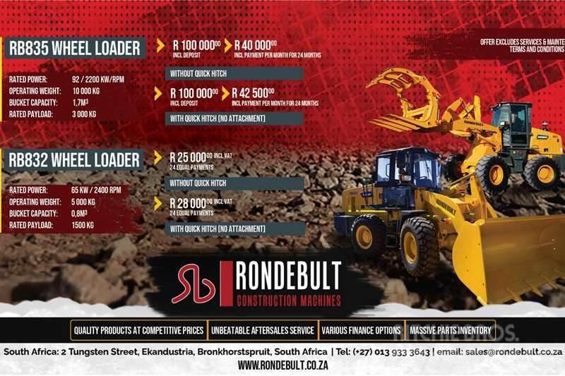  Rondebult RB832 WHEEL LOADER Φορτωτές με λάστιχα (Τροχοφόροι)