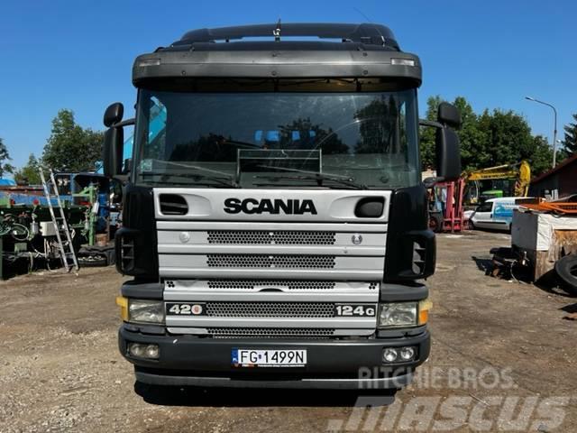 Scania 124 G 420 Hakowiec Φορτηγά ανατροπή με γάντζο
