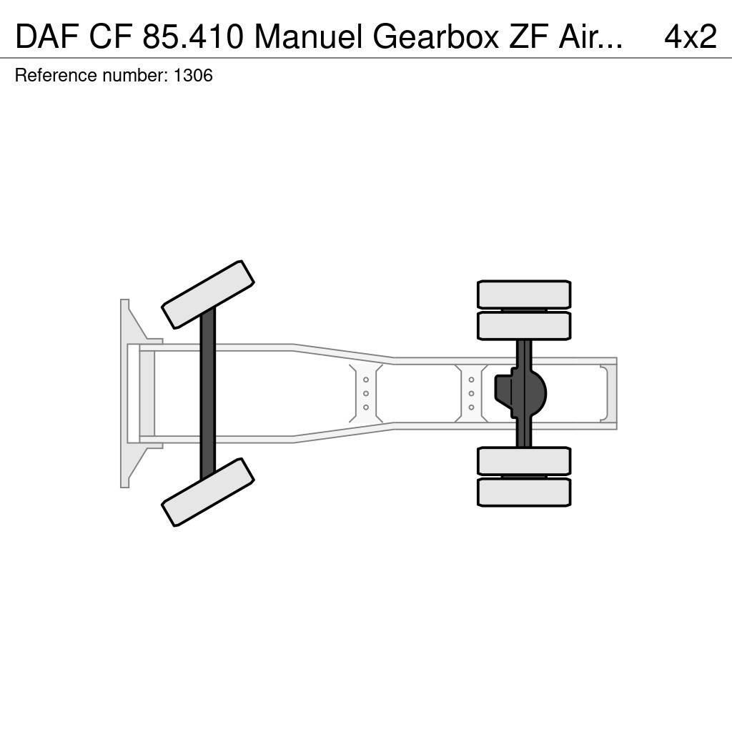 DAF CF 85.410 Manuel Gearbox ZF Airconditioning SpaceC Τράκτορες