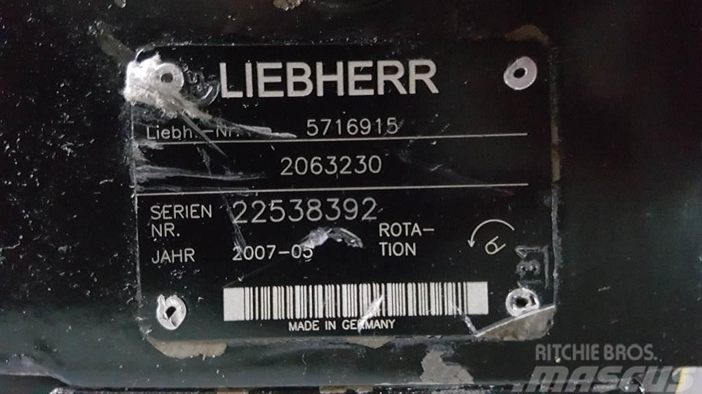 Liebherr 5716915 - L566/L574 - Drive pump/Fahrpumpe/Rijpomp Υδραυλικά