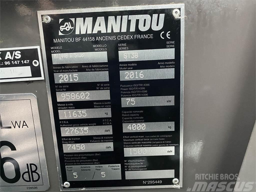 Manitou MT1440A ST3B Τηλεσκοπικοί ανυψωτές