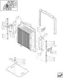 New Holland - Furtun radiator - 84329358 Καλοριφέρ