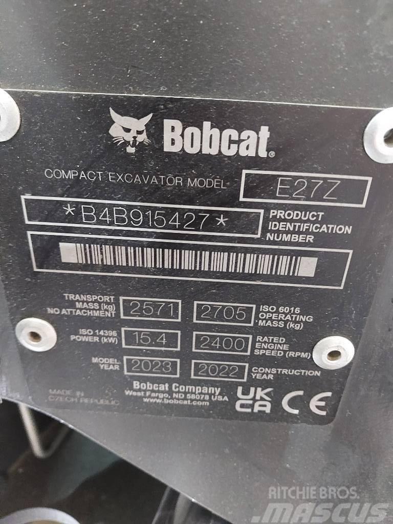 Bobcat E 27 Z Εκσκαφάκι (διαβολάκι) < 7t
