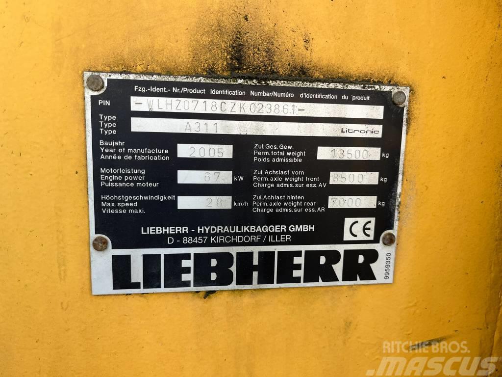 Liebherr A 311 Litronic Εκσκαφείς με τροχούς - λάστιχα