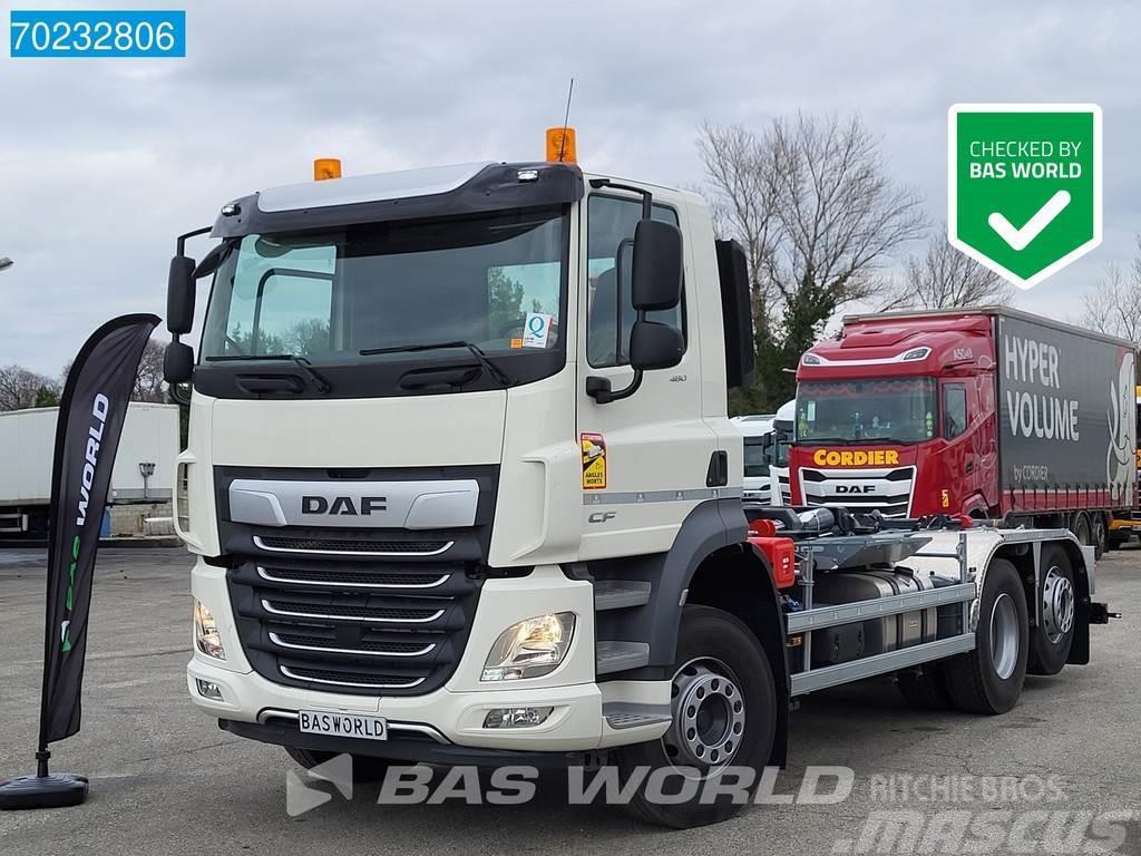 DAF CF 480 6X2 Dalby 20T Abroller ACC Lift-Lenkachse E Φορτηγά ανατροπή με γάντζο