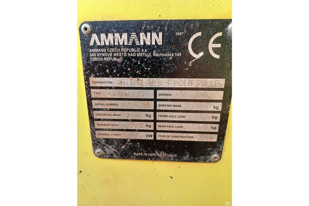 Ammann APX12 Οδοστρωτήρες διπλού κυλίνδρου