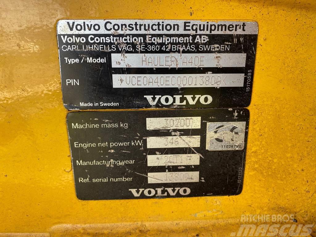 Volvo A40E Σπαστό Dump Truck ADT
