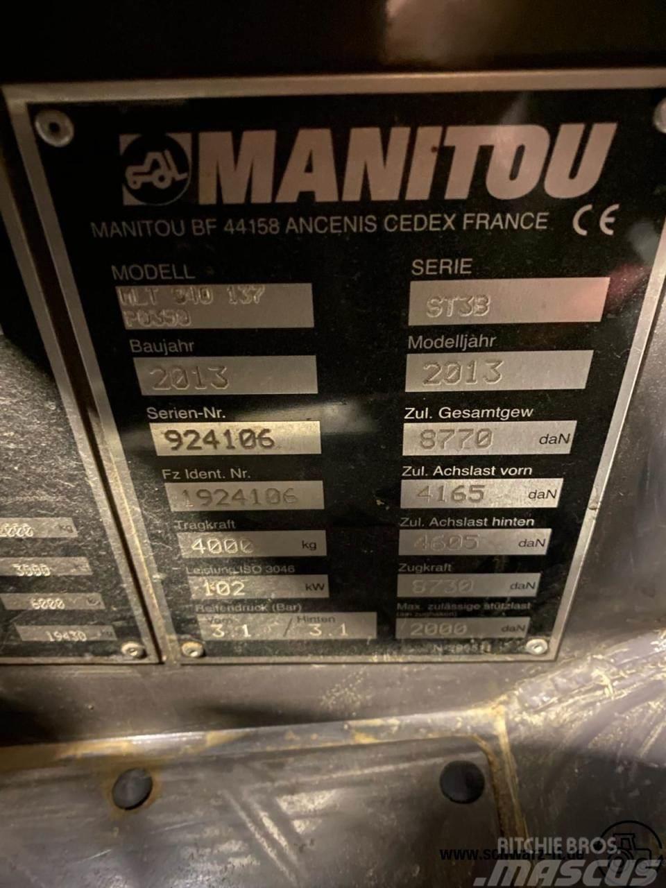 Manitou MLT 840-137 *neue Reifen* Ανυψωτήρες με τηλεσκοπικό βραχίονα